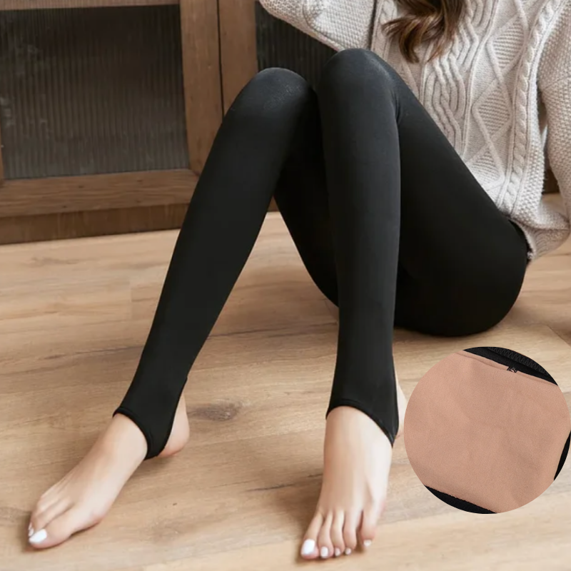 Thermal Stockings Woman Winter Warm Fleece Elastic Slim Shape Comfortable 3D Legging
