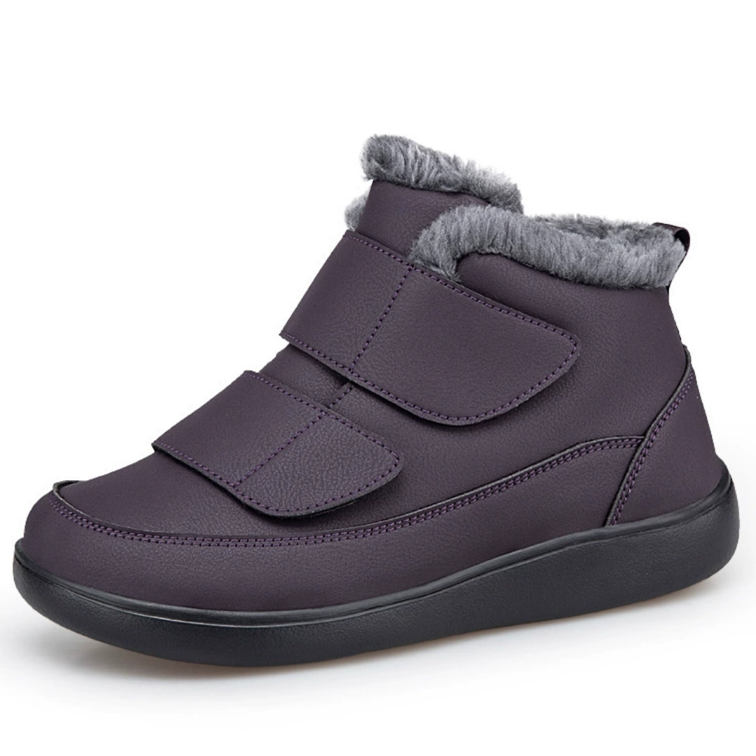 OCW Women Orthopedic Shoes Insulated Water-resistant Leather Comfortable Winter Walking