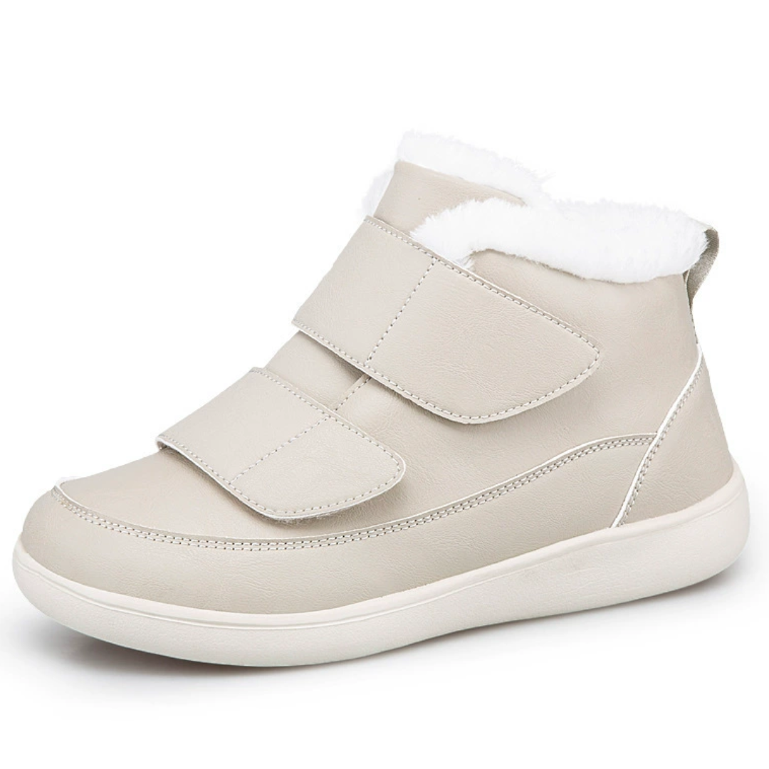 OCW Women Orthopedic Shoes Insulated Water-resistant Leather Comfortable Winter Walking