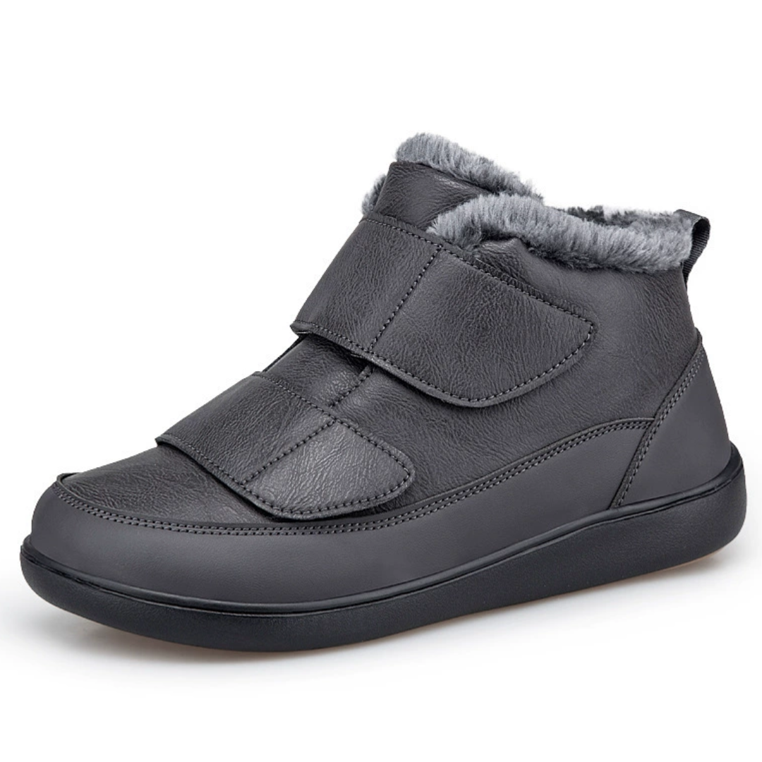 OCW Women Orthopedic Shoes Insulated Water-resistant Leather Comfortable Winter Walking