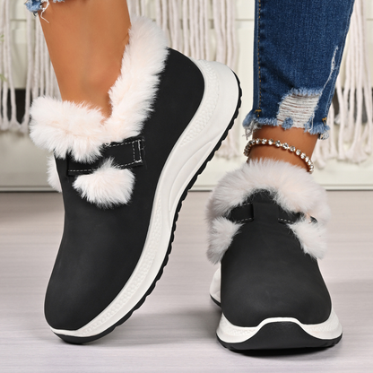 OCW Women Orthopedic Boots Warm Fur Arch-support Casual Winter Walking Sneakers