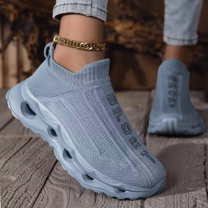 OCW Women Orthopedic Shoes Breathable Mesh Arch-support Sock Sole Slip-on Casual Walking