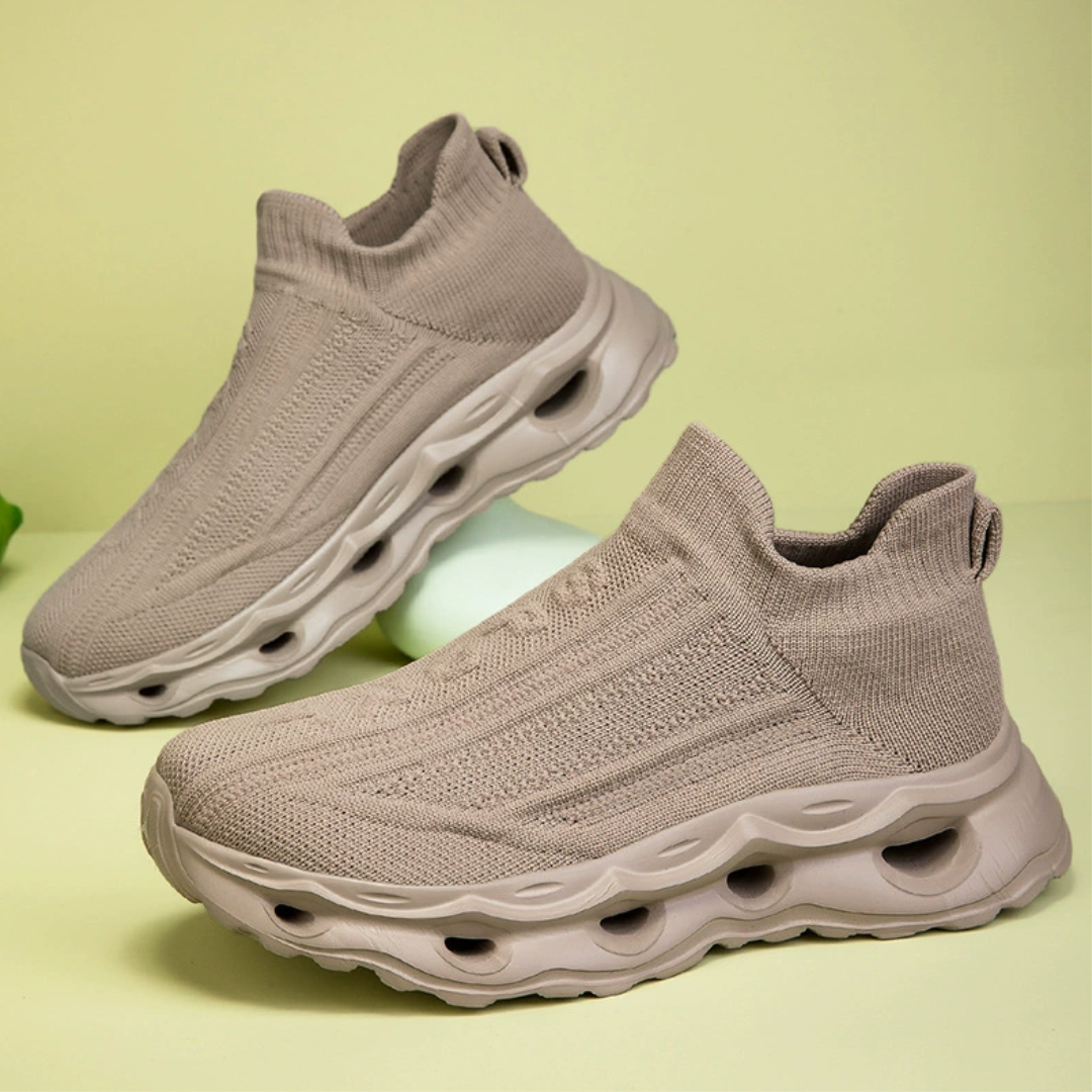 OCW Women Orthopedic Shoes Breathable Mesh Arch-support Sock Sole Slip-on Casual Walking