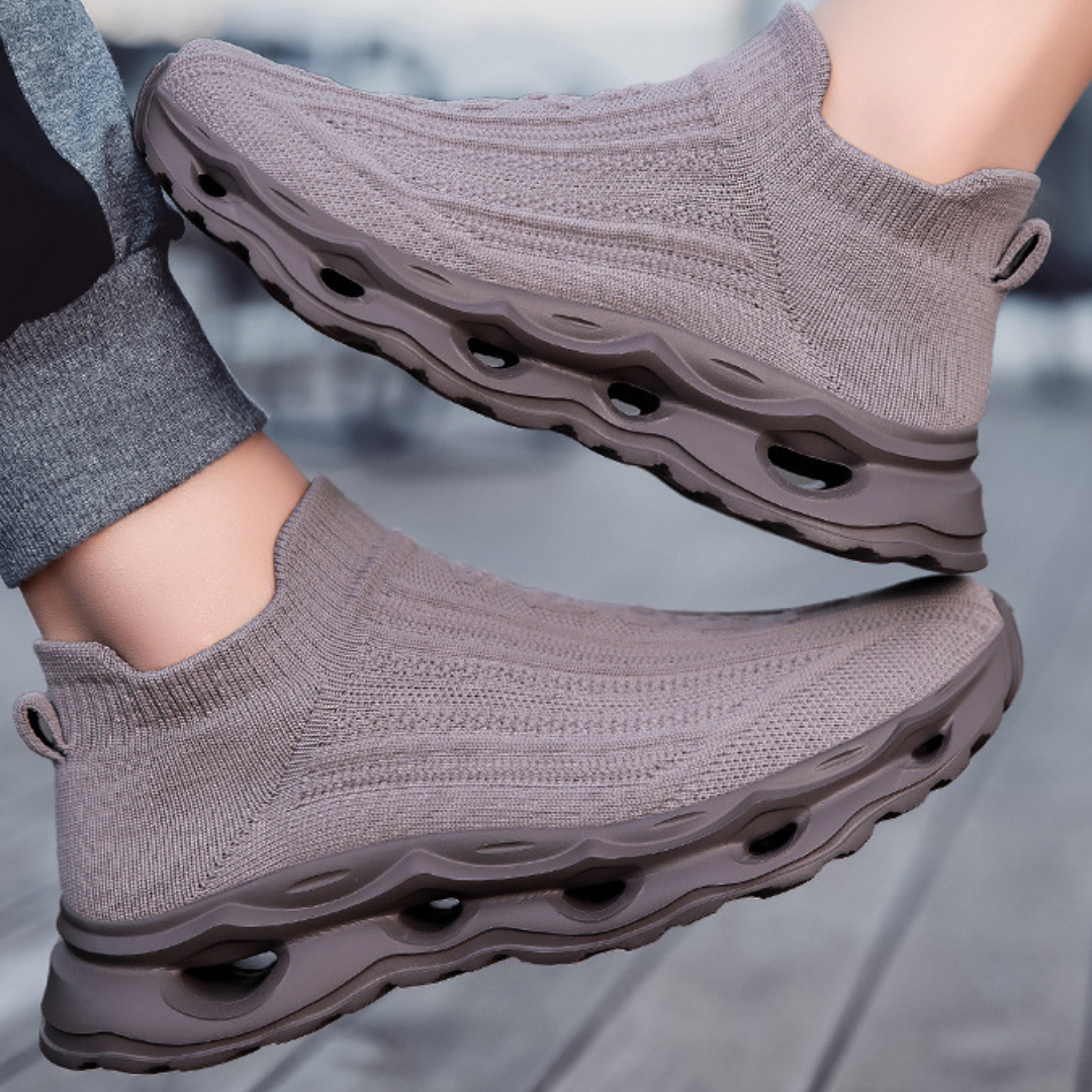 OCW Women Orthopedic Shoes Breathable Mesh Arch-support Sock Sole Slip-on Casual Walking