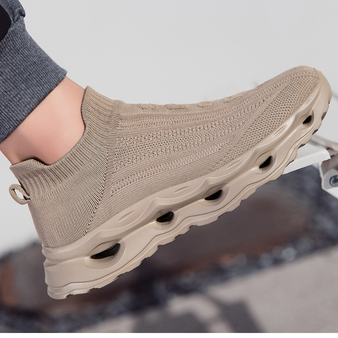 OCW Women Orthopedic Shoes Breathable Mesh Arch-support Sock Sole Slip-on Casual Walking