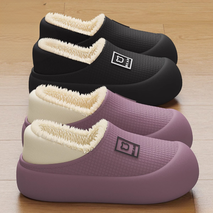 OCW Women Winter Slippers Comfortable Ultra-soft Fur Wide Toe Box Winter Casual Home Sandals