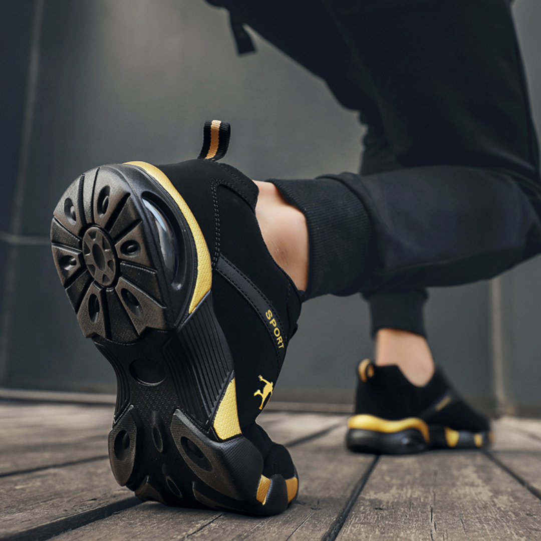 OCW Men Orthopedic Shoes Comfortable Suede Arch-support Air Cushioned Casual Non-slip Walking