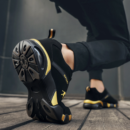 OCW Men Orthopedic Shoes Comfortable Suede Arch-support Air Cushioned Casual Non-slip Walking