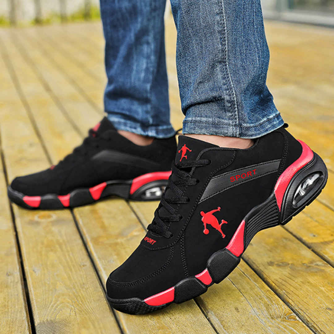 OCW Men Orthopedic Shoes Comfortable Suede Arch-support Air Cushioned Casual Non-slip Walking