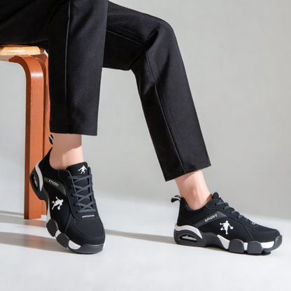 OCW Men Orthopedic Shoes Comfortable Suede Arch-support Air Cushioned Casual Non-slip Walking