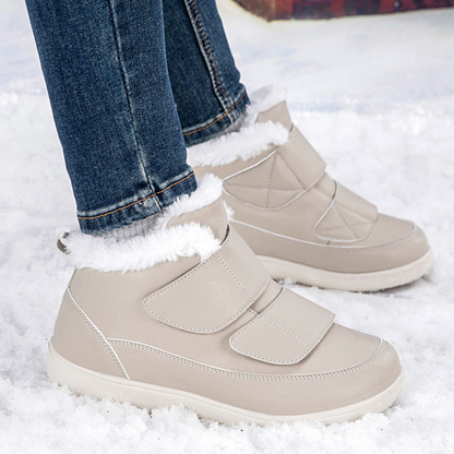 OCW Women Orthopedic Shoes Insulated Water-resistant Leather Comfortable Winter Walking