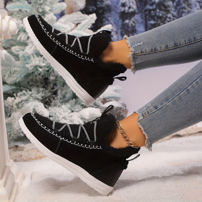 OCW Women Boots Extra Warm Comfortable Winter Slip-on Anti-skid New Design Walking