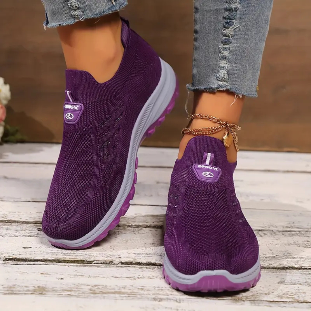 OCW Women Orthopedic Shoes Comfortable Breathable Soft-Sole Slip-On Walking Shoes