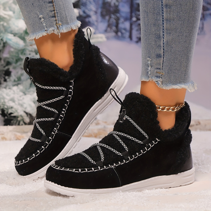 OCW Women Boots Extra Warm Comfortable Winter Slip-on Anti-skid New Design Walking