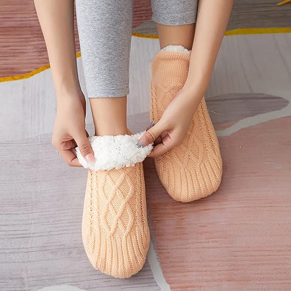 OCW Thermal Indoor Socks Warm Yarn Cotton Anti-Slip Socks