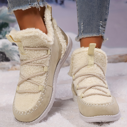 OCW Women Boots Extra Warm Comfortable Winter Slip-on Anti-skid New Design Walking