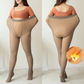 Thermal Stockings Woman Warm Plus Size Insulated Tights Fleece Translucent Legging