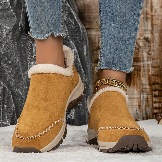 OCW Women Orthopedic Winter Boots Warm Comfort Suede Non-slip Casual Walking New Design