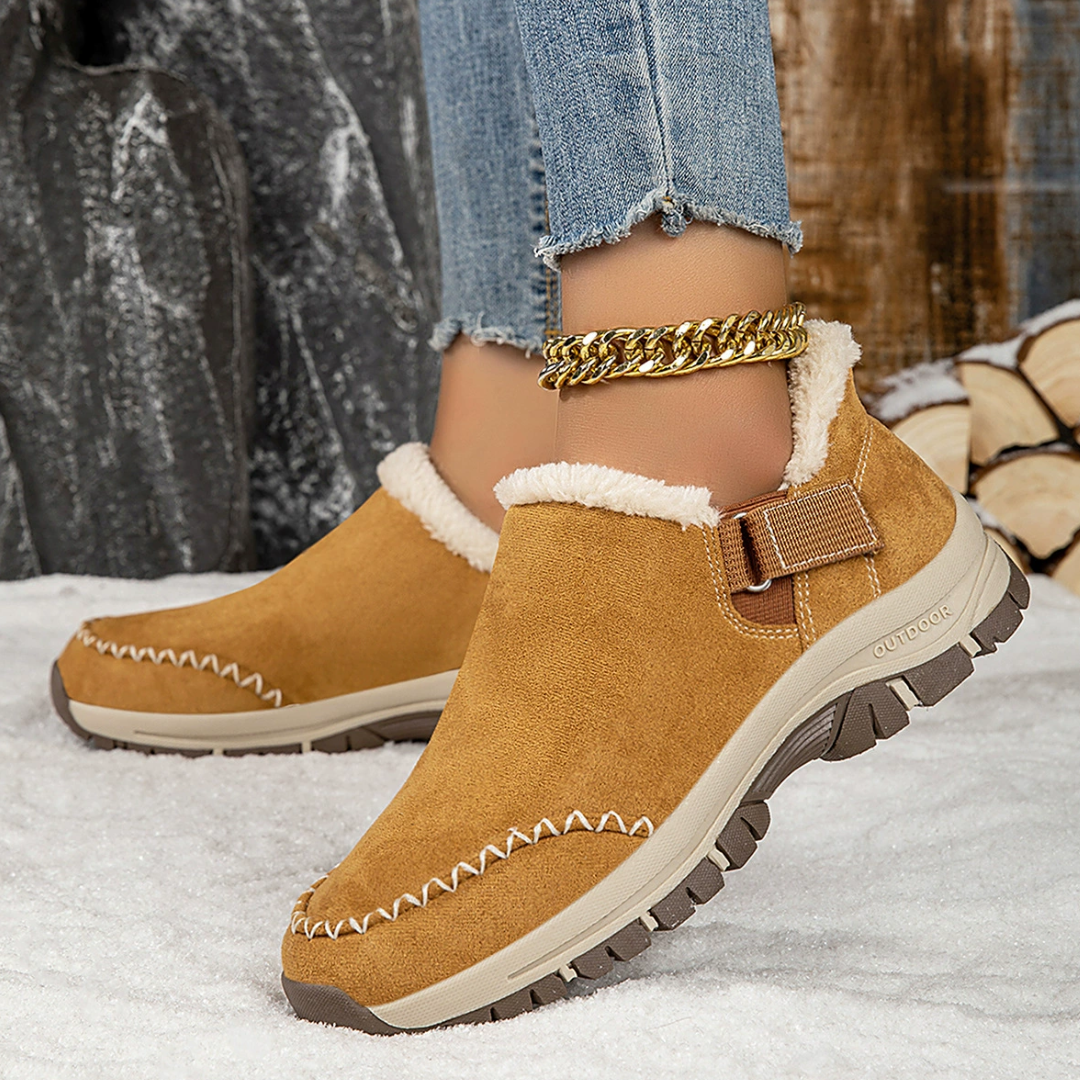 OCW Women Orthopedic Winter Boots Warm Comfort Suede Non-slip Casual Walking New Design