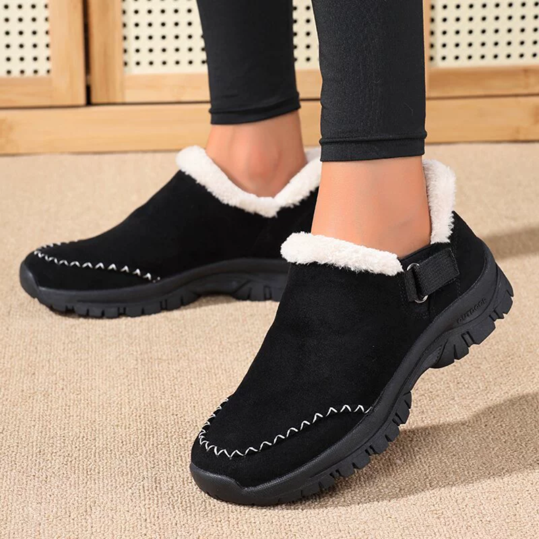 OCW Women Orthopedic Winter Boots Warm Comfort Suede Non-slip Casual Walking New Design