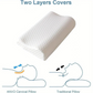 OCW Orthopedic Neck Pillow Memory Foam Soft Anti-snoring Cervical Pillows