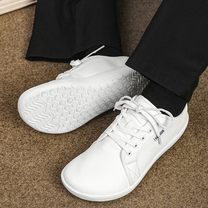 OCW Men Barefoot Shoes Zero Drop Comfortable Leather Minimalist Non-skid Casual Walking