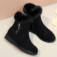 OCW Women's Boots Comfortable Anti-Slip Side Zipper Insulated Snow Boots