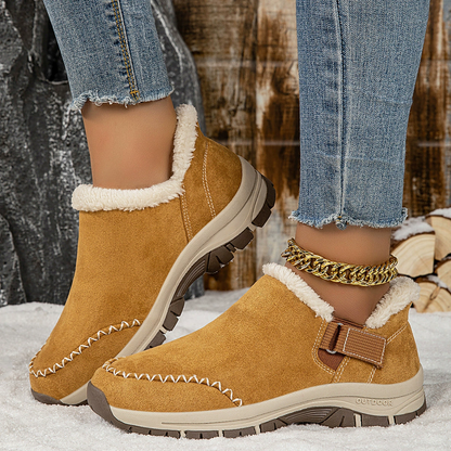 OCW Women Orthopedic Winter Boots Warm Comfort Suede Non-slip Casual Walking New Design