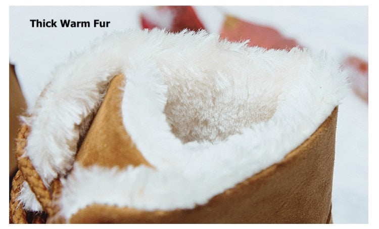 OCW Snow Orthopedic Boots For Women Arch Support Warm Fur Plush Insole Keep Warm Winter