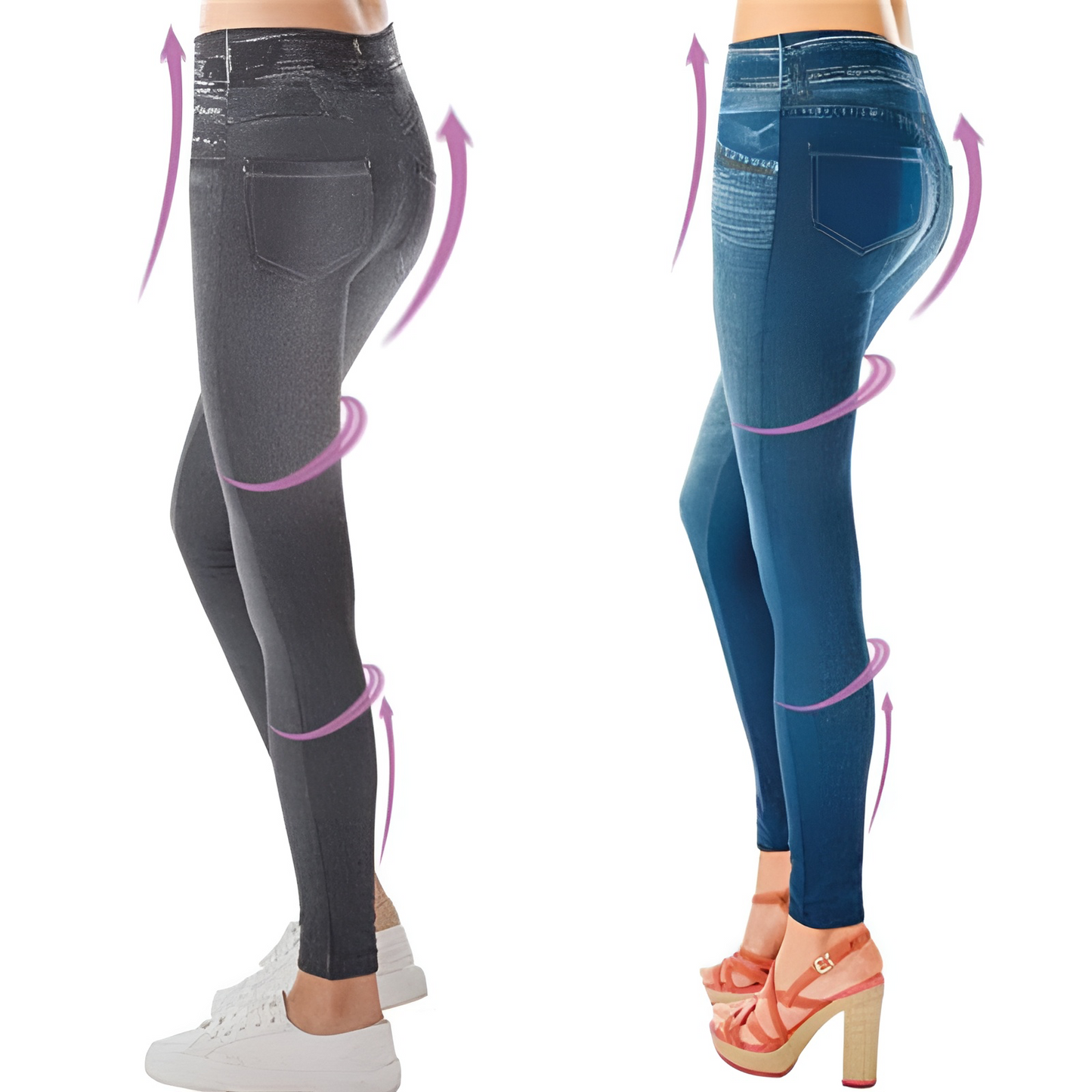 OCW Jeggings for Women Slim Stretch Tummy Control Butt Lifting Jean