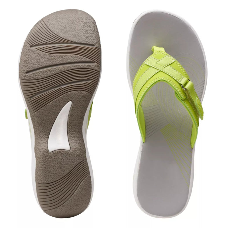 OCW Orthopedic Sandals For Women Breathable Buckle Arch Support Flip-flops Colorful Summer