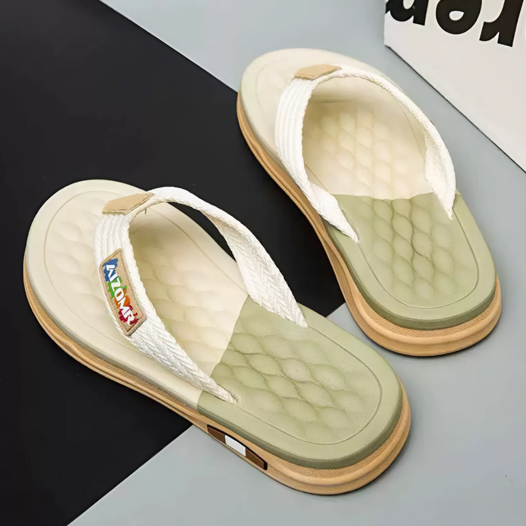 OCW Men Sandals Comfortable Flip-flops Summer Beach Anti-slip Soft Soles Casual Walking OCWShoes
