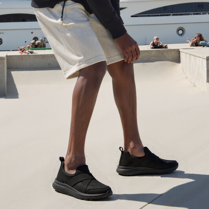 OCW Men Orthopedic Shoes Ventilated Arch-support Elastic Strap Lightweight Casual Walking