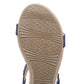 OCW Women Orthopedic Sandals 3D Flower Rhinestoned Bohemian Sandal Back Strap Leisure