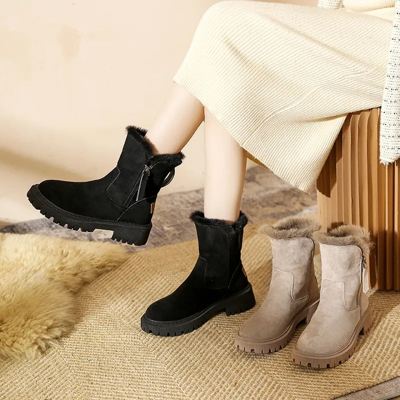 OCW Orthopedic Women Boots Arch Support Warm Comfortable Ankle Boots