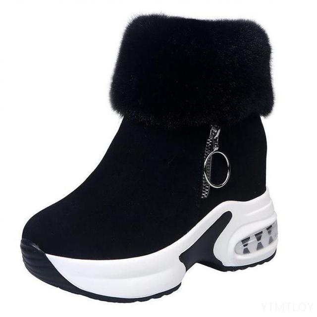 OCW Orthopedic Winter Snow Ankle Boots Warm Fur Arch Support Women Shoes