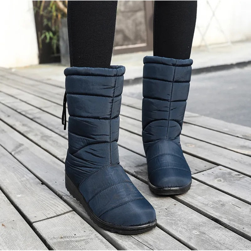 OCW Orthopedic Boots For Women Waterproof Warm Winter Snow Anti-Slip Fur Lined Boots