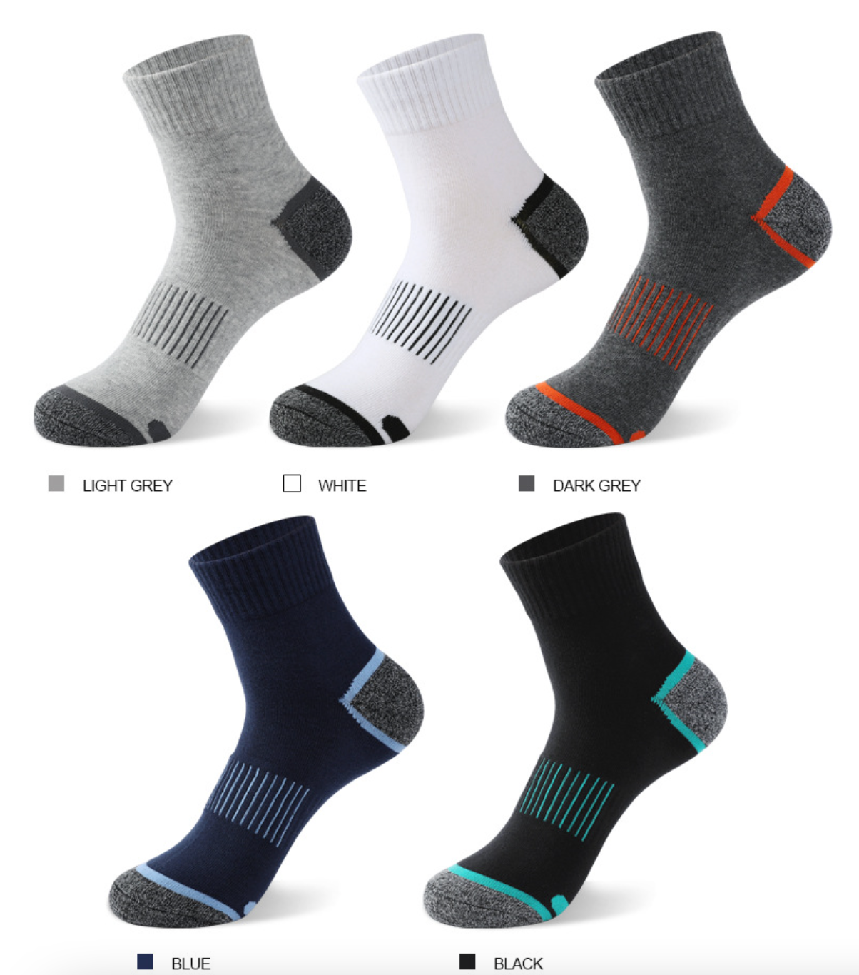 OCW Unisex Socks Breathable Comfy Stretch Soft Four Seasons Ankle Socks