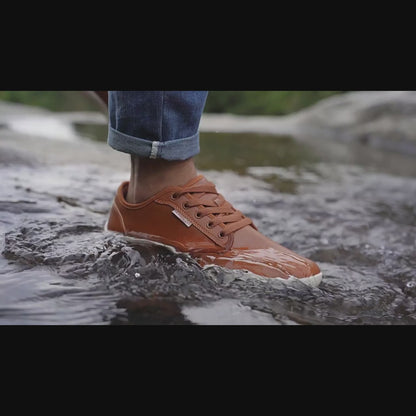 OCW Men Barefoot Shoes Zero Drop Comfortable Leather Minimalist Non-skid Casual Walking