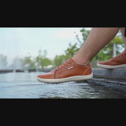 OCW Men Barefoot Shoes Zero Drop Comfortable Leather Minimalist Non-skid Casual Walking