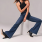 OCW Flare Jeans Ultra High Rise Stretch Comfortable Jeans