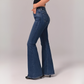 OCW Flare Jeans Ultra High Rise Stretch Comfortable Jeans