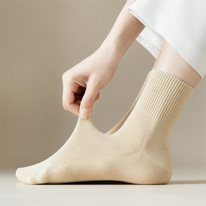 OCW Women Socks Breathable Elastic Fabric Summer Winter Comfortable