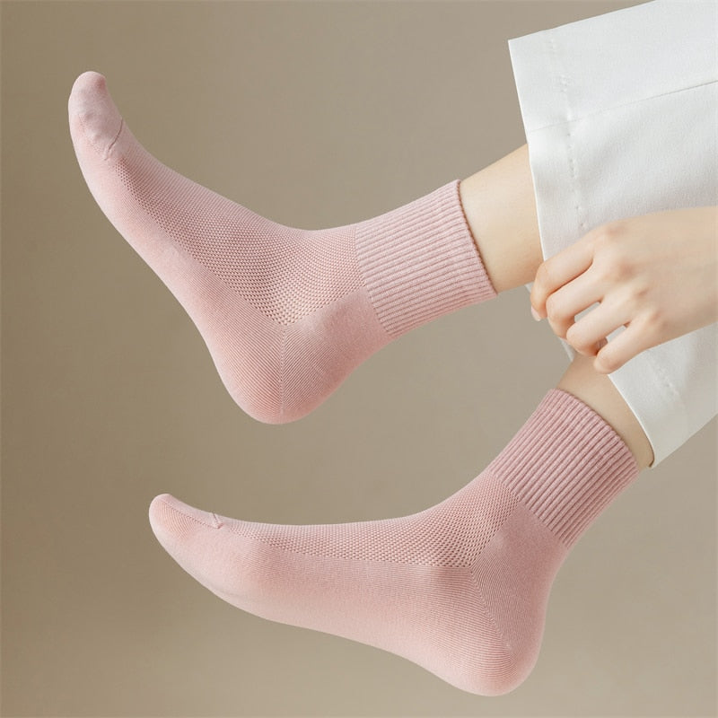 OCW Women Socks Breathable Elastic Fabric Summer Winter Comfortable
