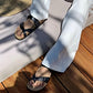 OCW Women Orthopedic Sandal Arch Support Breathable Comfortable Anti Slip Cork Buckle Strap Sandal