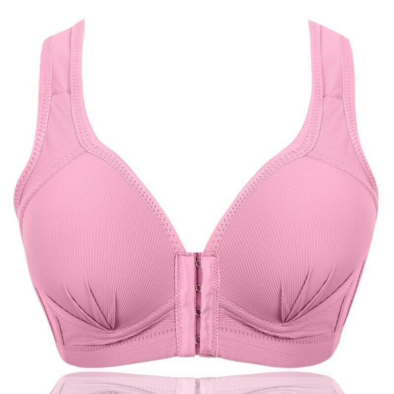 OCW MASI BRA - Plus Size Front Closure Elastic Push Up Comfort Bra