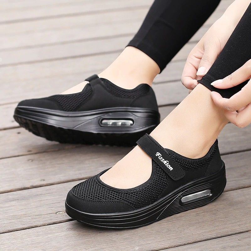 OCW Women Stretchable Breathable Lightweight Walking Nurse Shoes