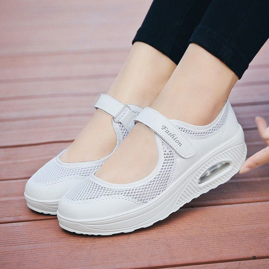 OCW Women Stretchable Breathable Lightweight Walking Nurse Shoes