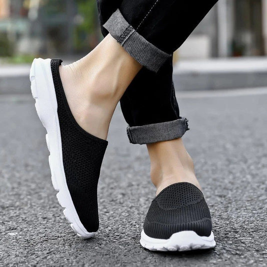 OCW Unisex Summer Casual Slip On Half Shoes Summer Casual Mesh Comfortable Shoes