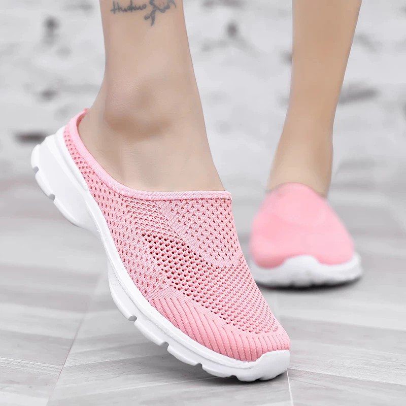 OCW Unisex Summer Casual Slip On Half Shoes Summer Casual Mesh Comfortable Shoes